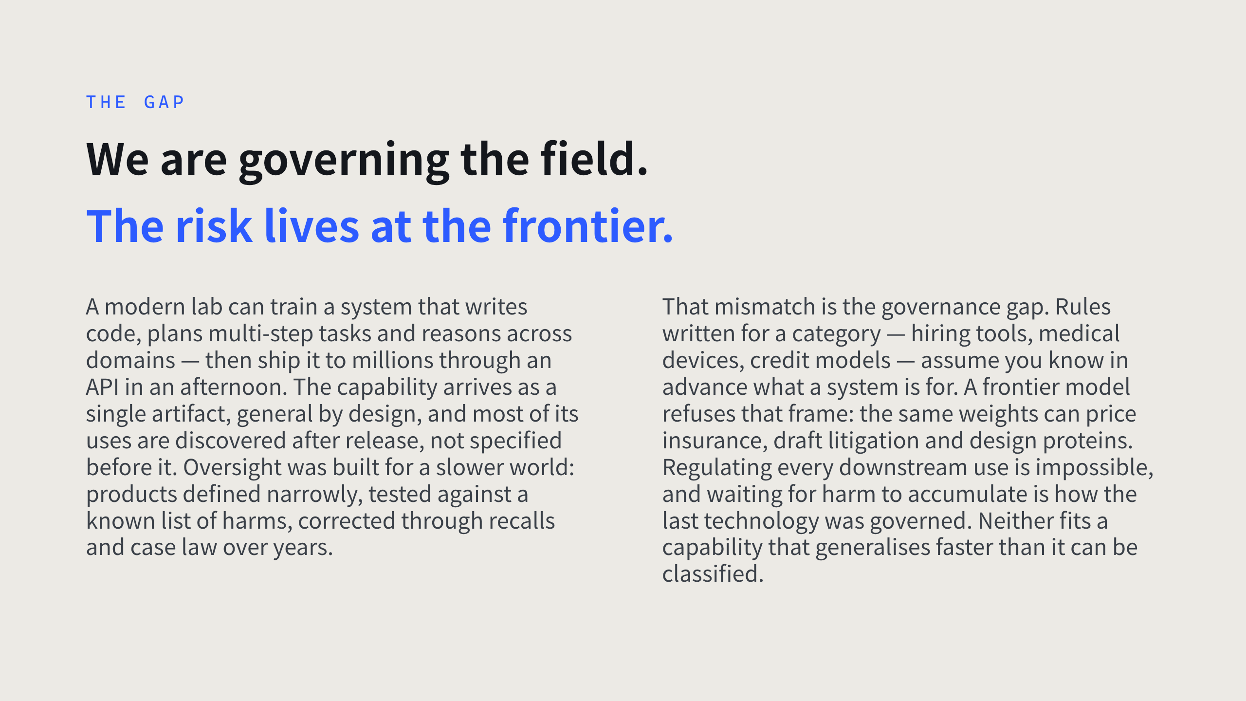 governing frontier AI 第 4 页