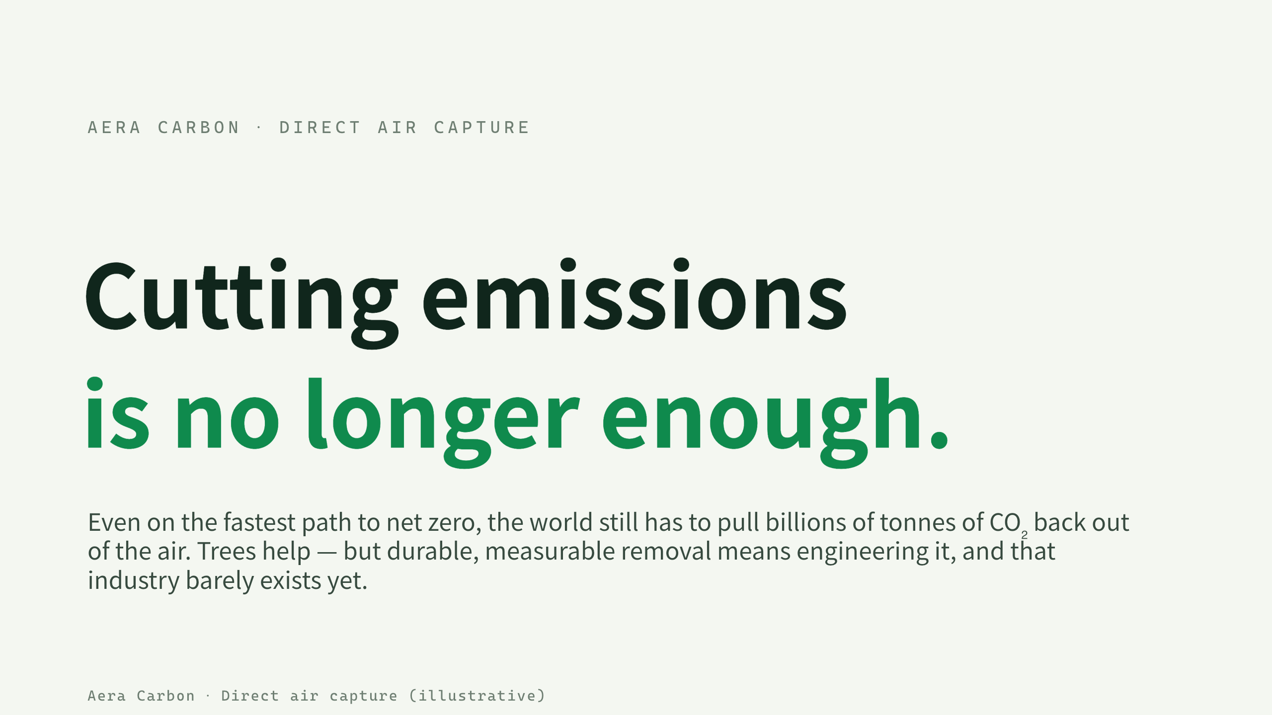 carbon removal / direct air capture 第 1 页