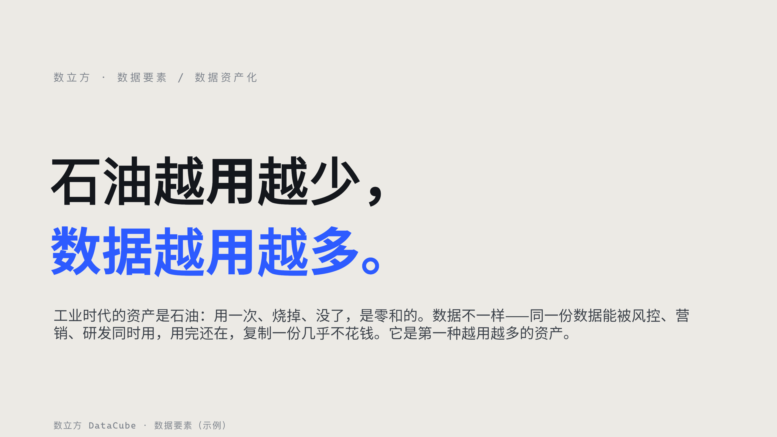 数据要素 / 数据资产化 第 1 页