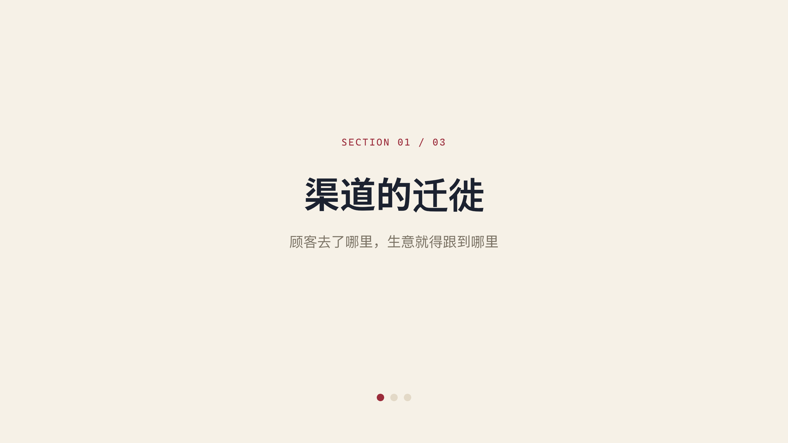 全域零售 / 渠道演变 第 3 页