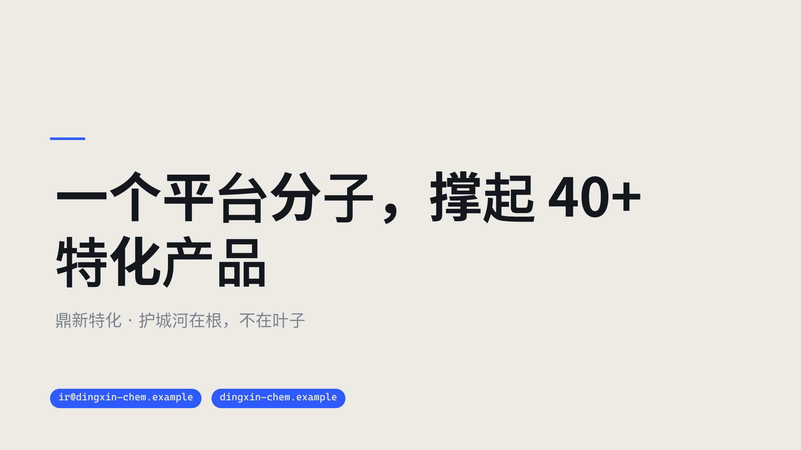 特种化学品 / specialty chemicals 第 13 页